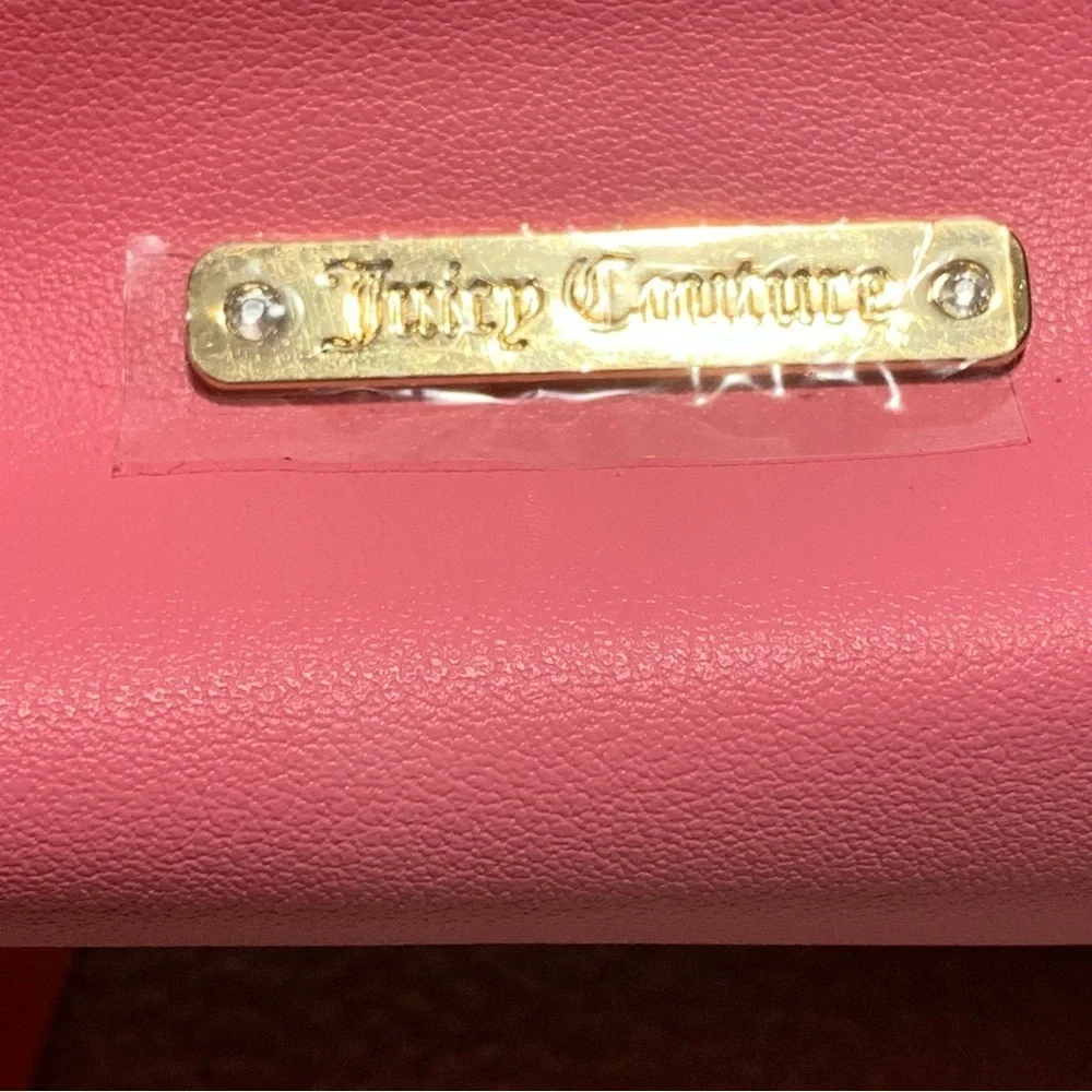 Juicy Couture Pink/Red Just Say Oui Makeup Cosmetic Bag